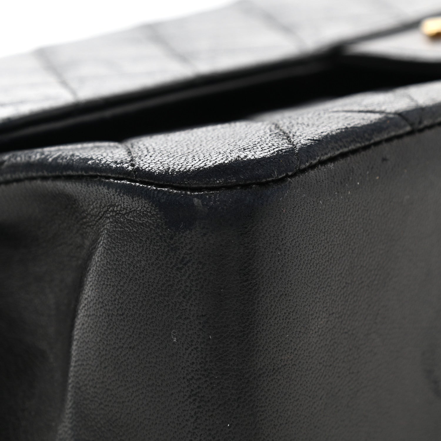 Chanel Lambskin Quilted Medium Double Flap Black 10 of 15