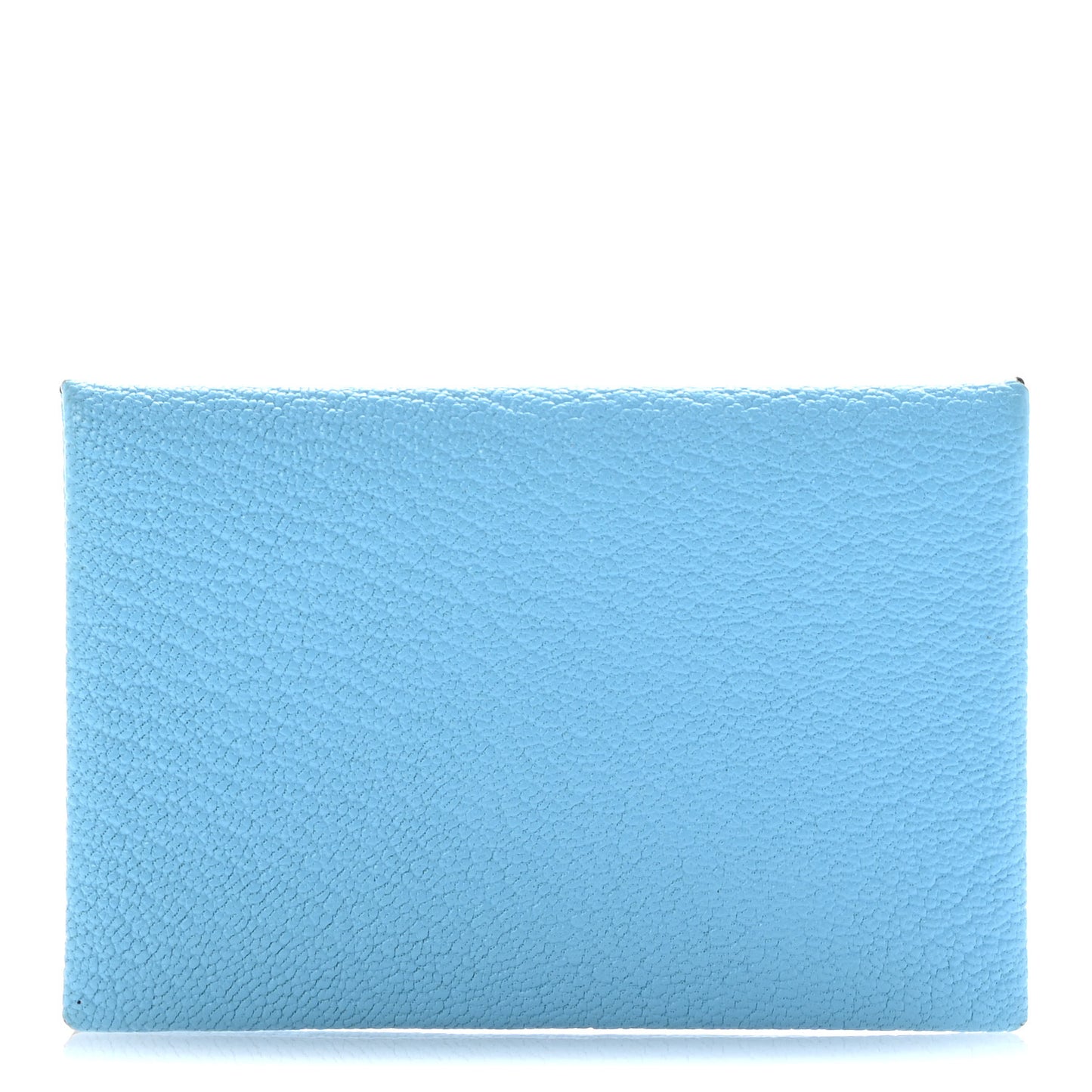 Chevre Mysore Verso Calvi Card Case Celeste Kraft