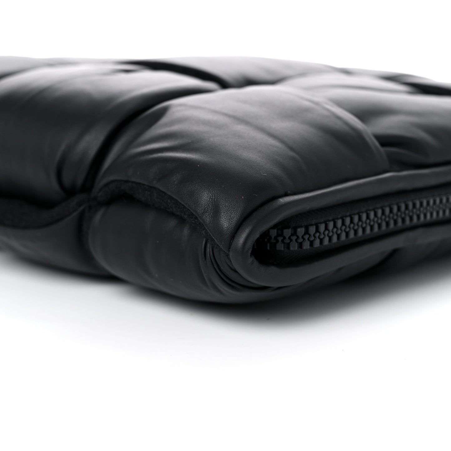 Calfskin Maxi Intrecciato Puffy Laptop Pouch Camping