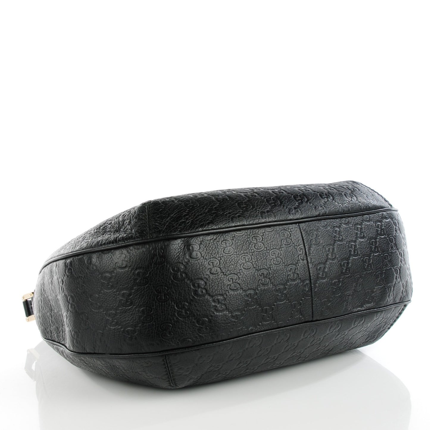 Guccissima Large New Ladies Web Hobo Black