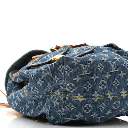 Louis Vuitton Denim Sac a Dos Backpack GM Blue 8 of 10