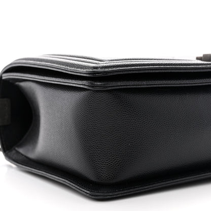 Chanel Caviar Quilted New Medium Boy Flap Black 9 of 11