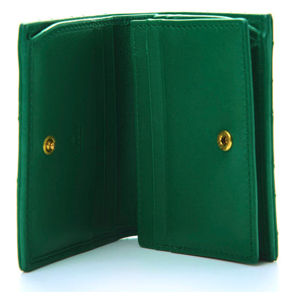 Gucci Calfskin Matelasse GG Marmont Card Case Wallet Emerald 5 of 12