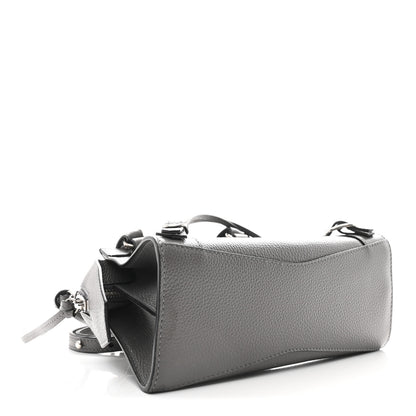 Balenciaga Grained Calfskin Neo Classic Silver Hardware Mini City Dark Grey 4 of 11