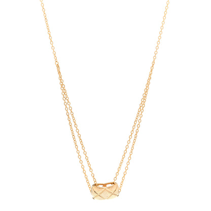Chanel 18K Yellow Gold Coco Crush Pendant Necklace 1 of 4