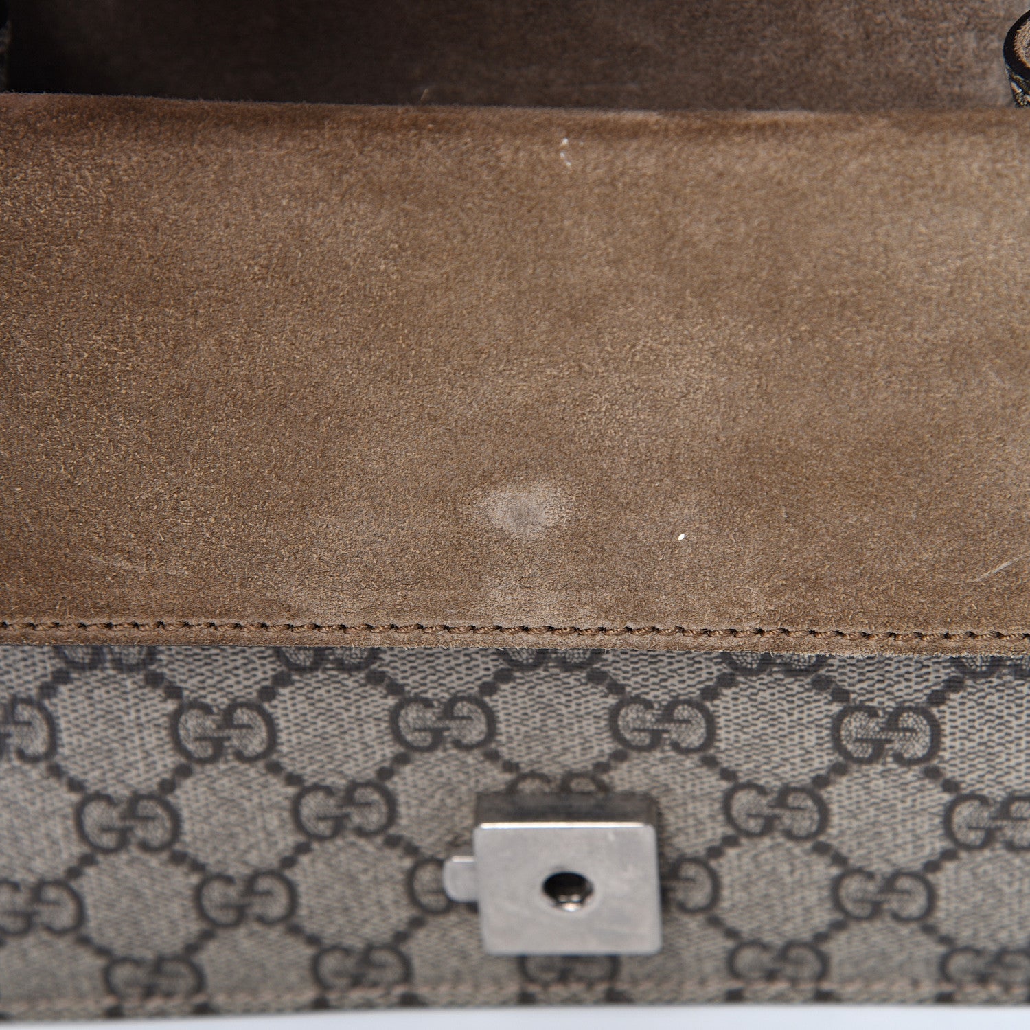 Gucci GG Supreme Monogram Mini Dionysus Shoulder Bag Taupe 12 of 14