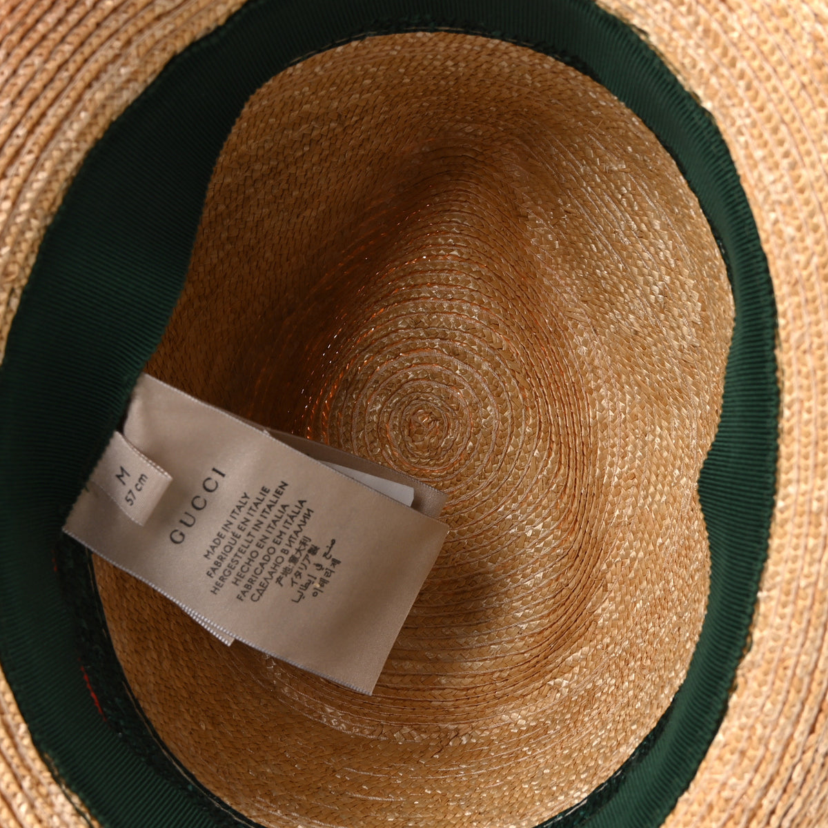 Abaca Straw Web Fedora Hat M