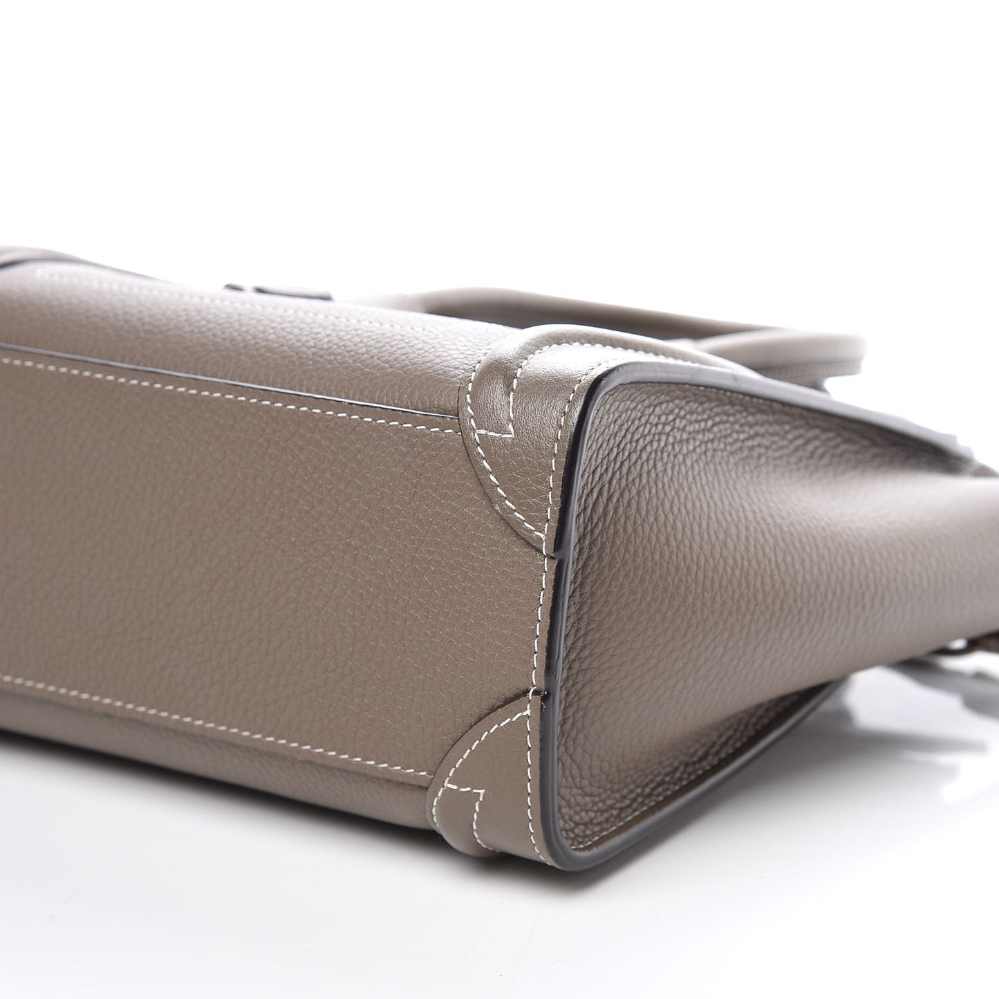 Drummed Calfskin Nano Luggage Souris