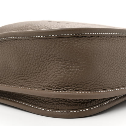 Hermes Taurillon Clemence Evelyne III PM Etoupe 9 of 11