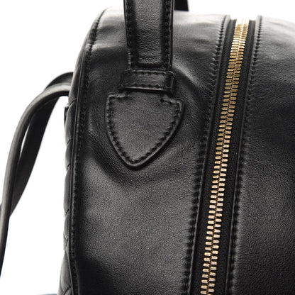 Gucci Calfskin Matelasse GG Marmont Backpack Black 9 of 10