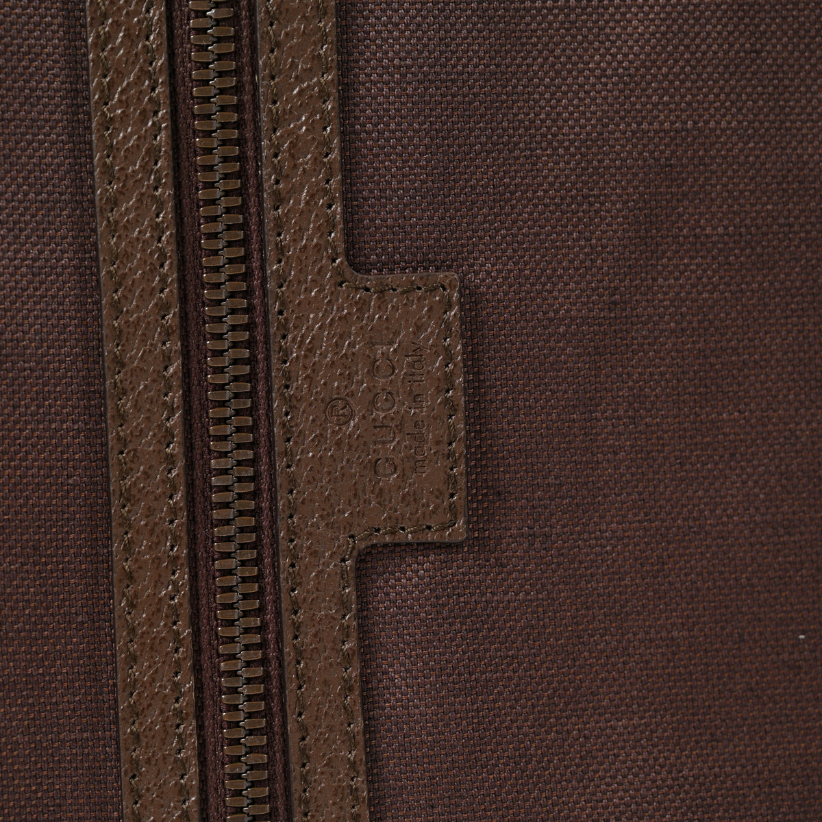 Gucci GG Supreme Monogram Textured Dollar Calfskin Web Ophidia Savoy Garment Bag Beige Ebony New Acero 6 of 10