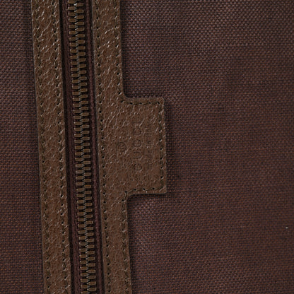 Gucci GG Supreme Monogram Textured Dollar Calfskin Web Ophidia Savoy Garment Bag Beige Ebony New Acero 6 of 10