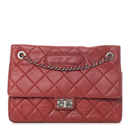 Chanel Washed Lambskin Jumbo Take Away Flap Red 1 of 9