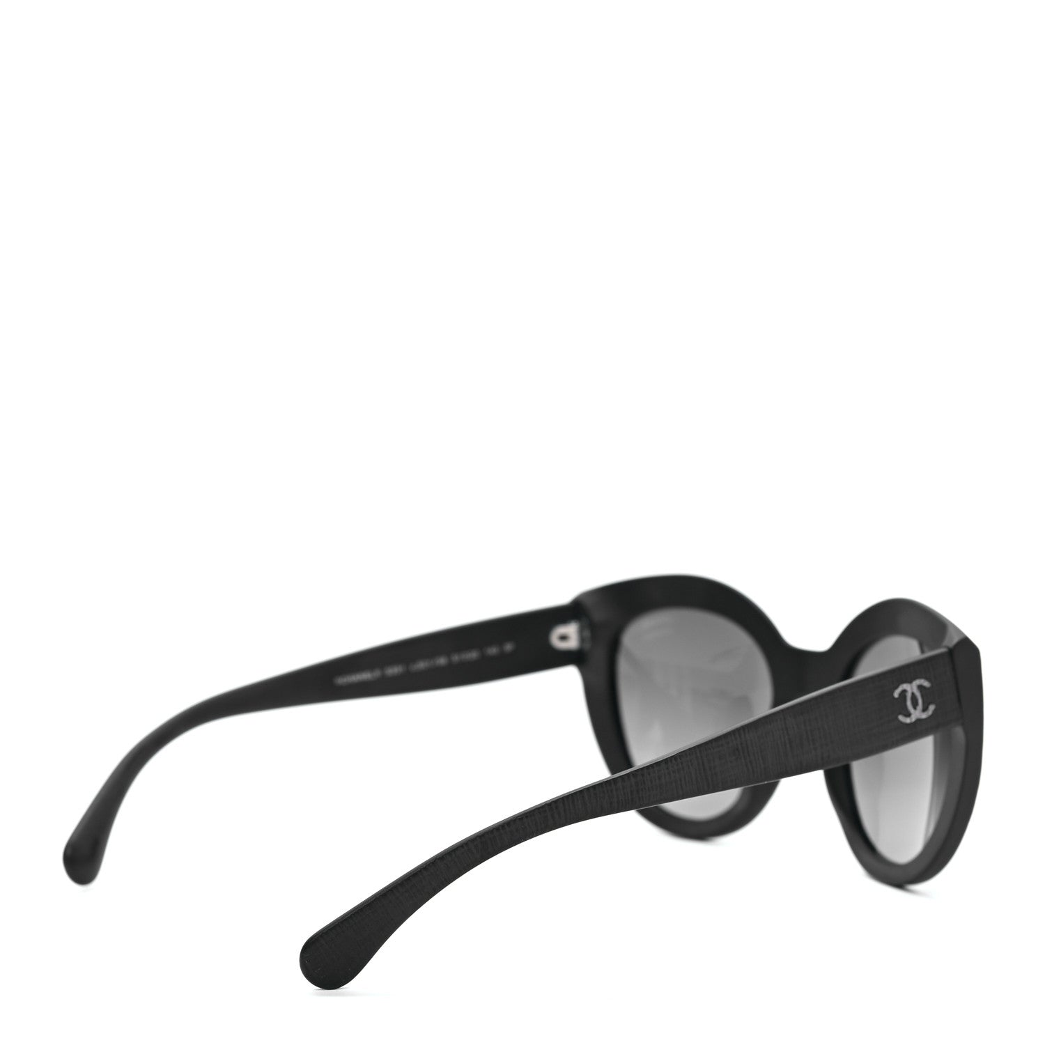 Chanel Acetate Polarized Butterfly Signature Sunglasses 5331 Black 8 of 14