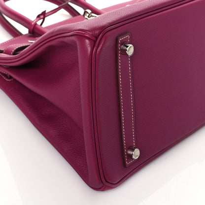 Hermes Epsom Candy Birkin 30 Tosca Rose Tyrien 9 of 10