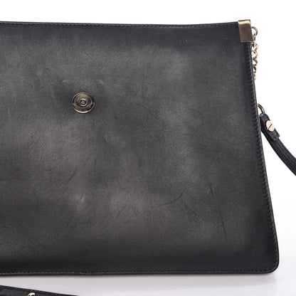 Chloe Suede Calfskin Medium Faye Shoulder Bag Black 12 of 14