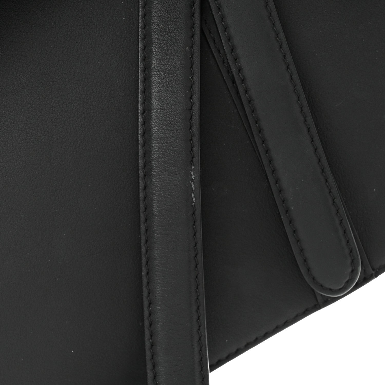 Christian Dior Ultra Matte Calfskin Saddle Bag Black 10 of 10