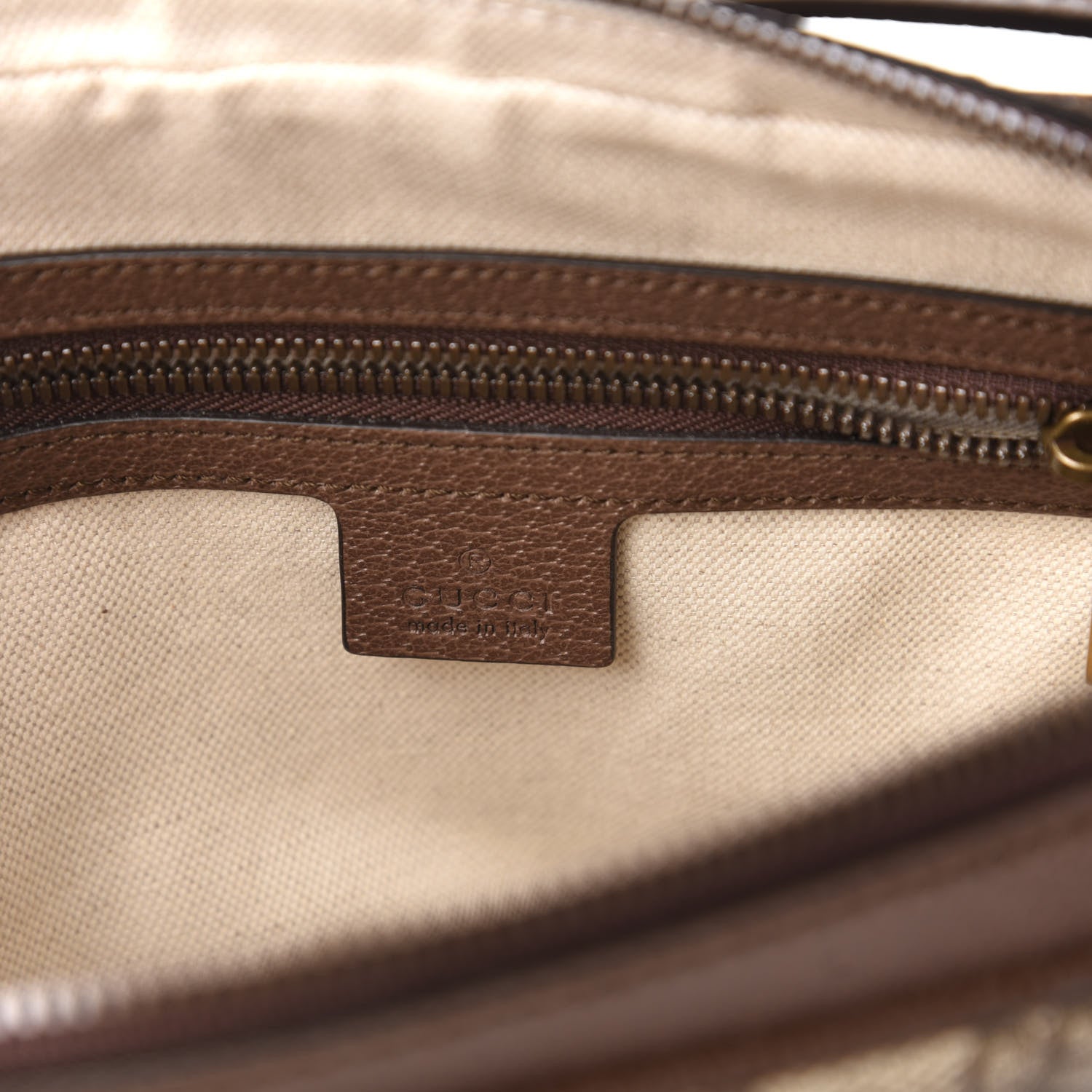 Gucci GG Supreme Monogram Web Small Ophidia Messenger Bag Brown 8 of 11