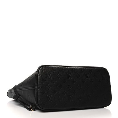 Louis Vuitton Empreinte Monogram Giant Neverfull MM Black 5 of 11
