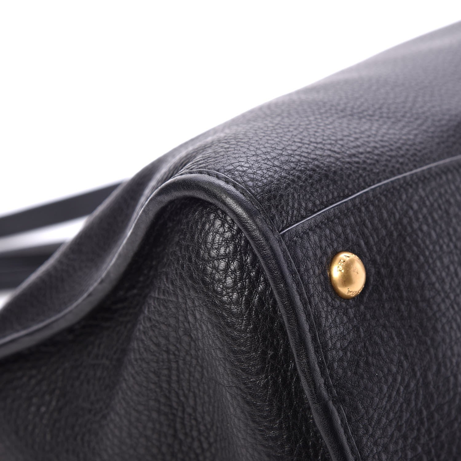 Prada Vitello Daino Shopping Satchel Black 7 of 13