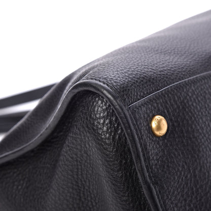 Prada Vitello Daino Shopping Satchel Black 7 of 13
