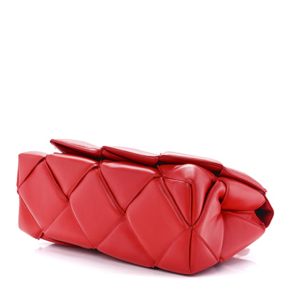 Bottega Veneta Nappa Intreccio Padded Top Handle Shoulder Bag Nail Polish 11 of 13
