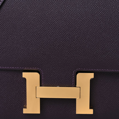 Hermes Epsom Constance 24 Raisin 8 of 11