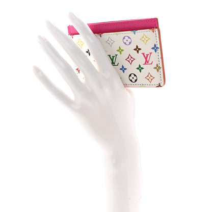 Louis Vuitton LV X TM Monogram Multicolor Card Holder Kawaii Pink 2 of 7