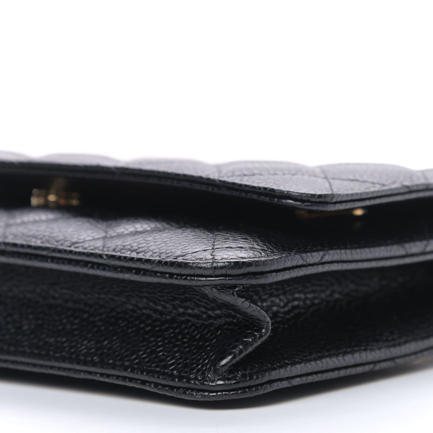Chanel Caviar Quilted Wallet On Chain WOC Black 10 of 10