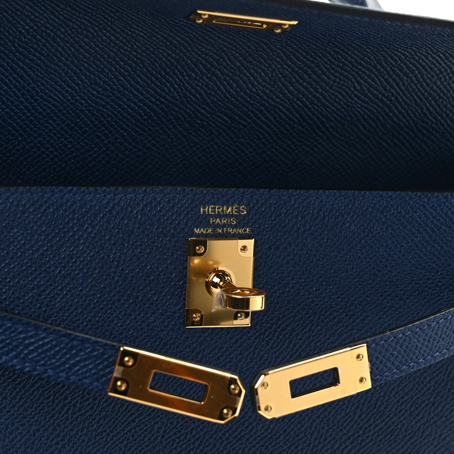 Hermes Epsom Kelly Sellier 25 Bleu Navy 6 of 11