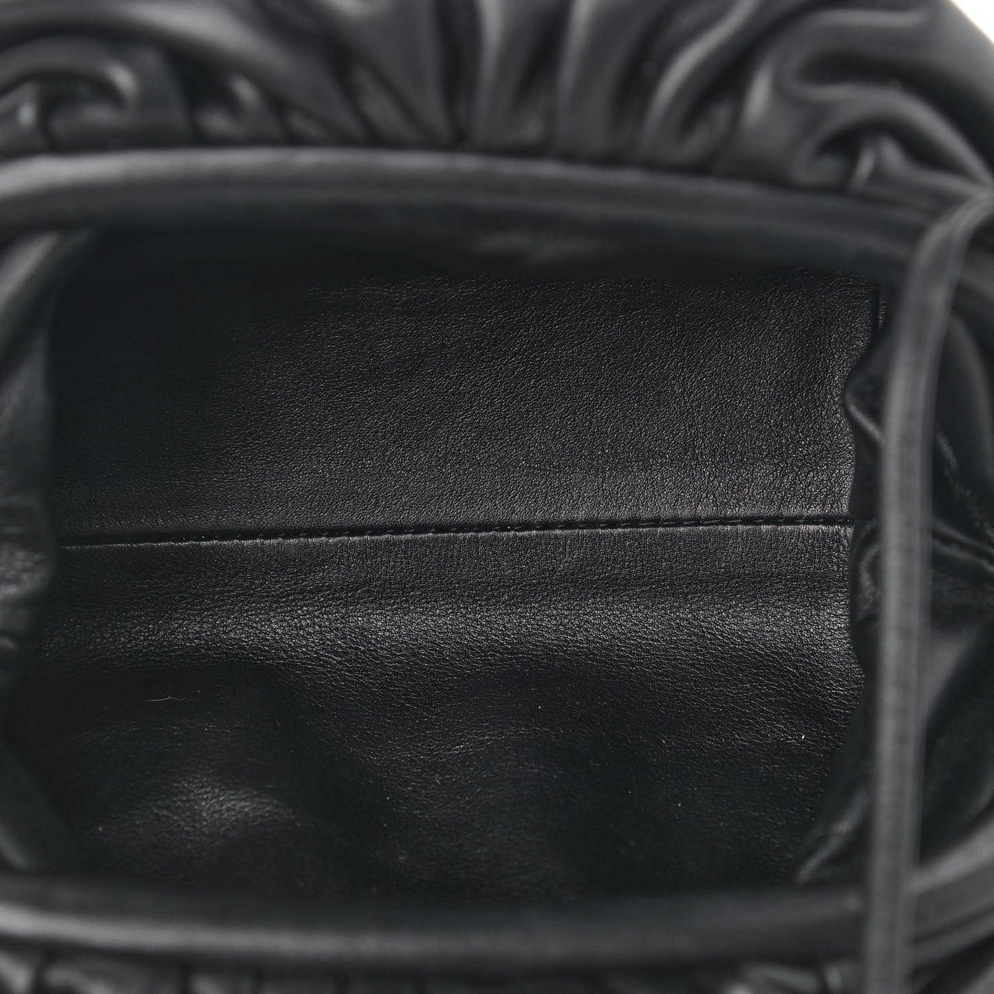 Butter Calfskin The Mini Pouch Black
