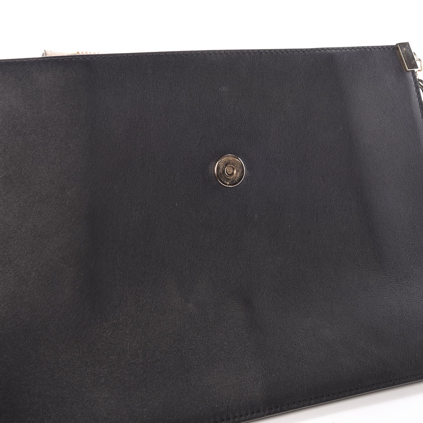 Suede Calfskin Medium Faye Shoulder Bag Black