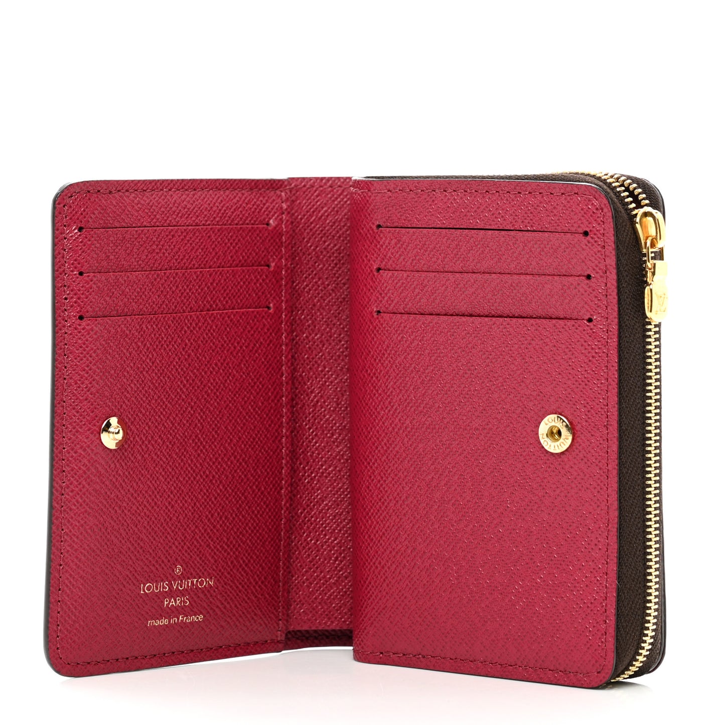 Monogram Lou Zippy Compact Wallet Red