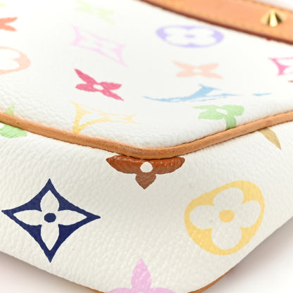 Louis Vuitton Monogram Multicolor Pochette Accessories White 12 of 14