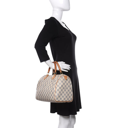 Louis Vuitton Damier Azur Speedy 30 2 of 19
