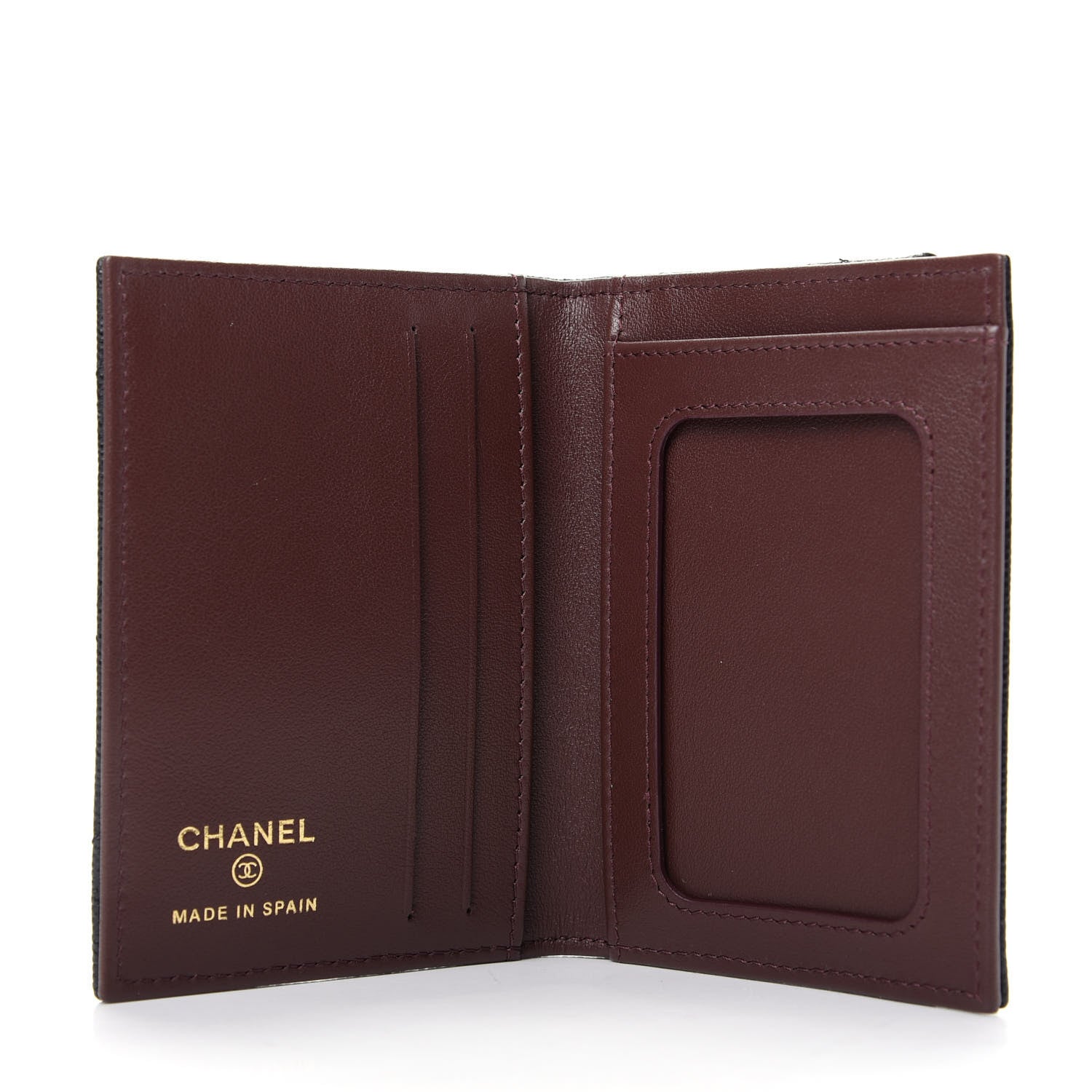 Chanel Caviar Quilted Card Holder Wallet Black 5 of 8