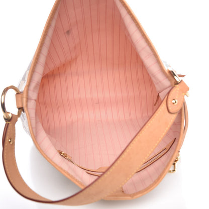 Louis Vuitton Damier Azur Delightful PM Rose Ballerine 5 of 11