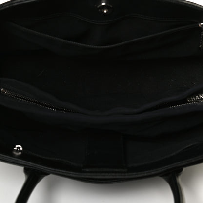 Chanel Calfskin Cerf Executive Shopper Tote Black 4 of 11