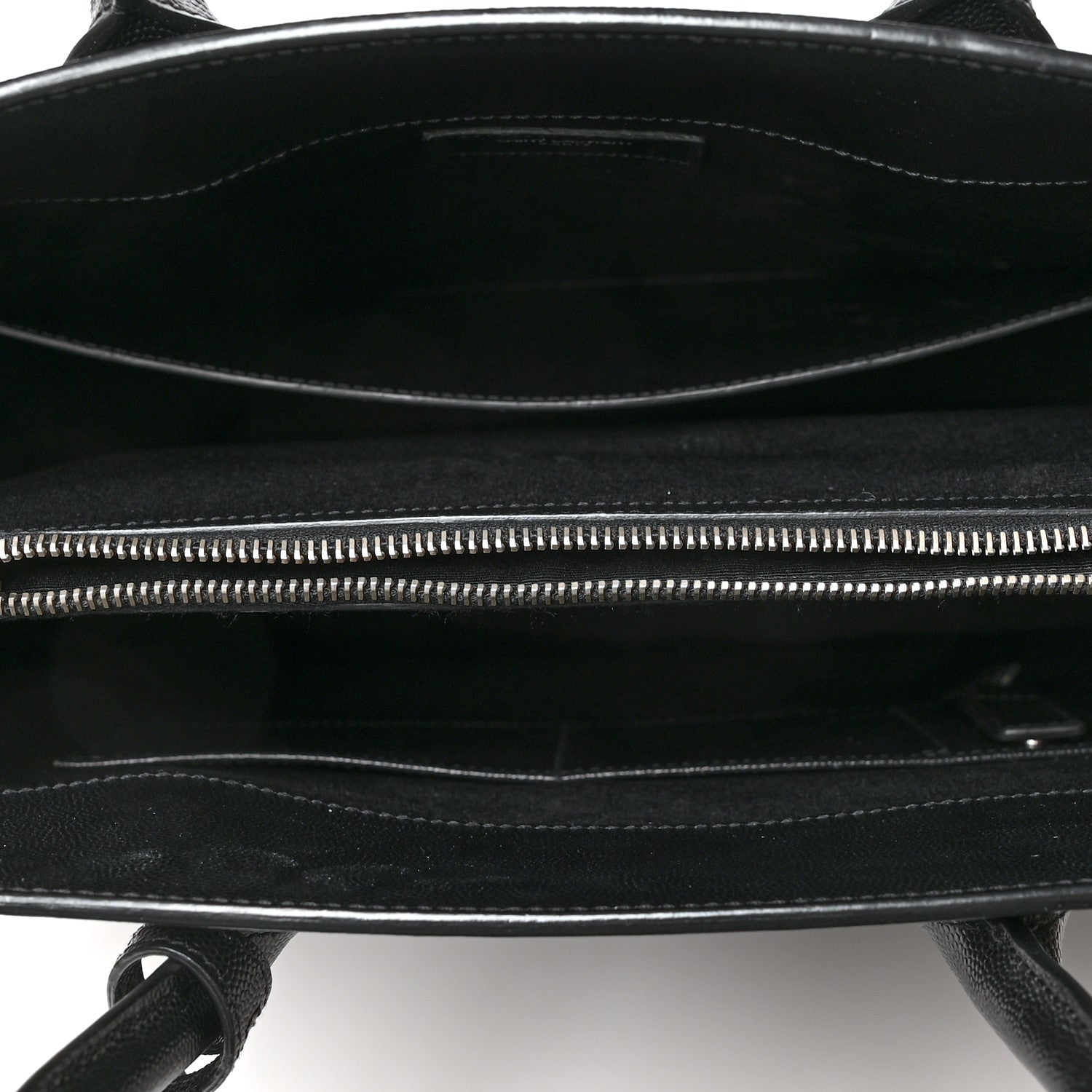 Saint Laurent Grain de Poudre Medium Museum Tote Black 5 of 9
