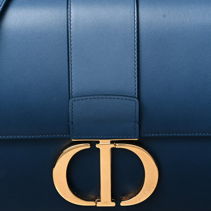 Christian Dior Smooth Calfskin Gradient 30 Montaigne Flap Bag Indigo Blue 8 of 12