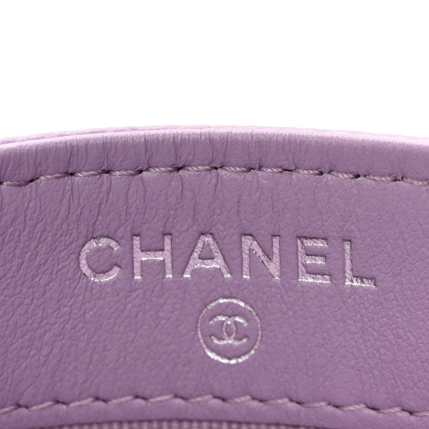 Chanel Caviar Quilted Boy Card Holder Light Purple 6 of 8