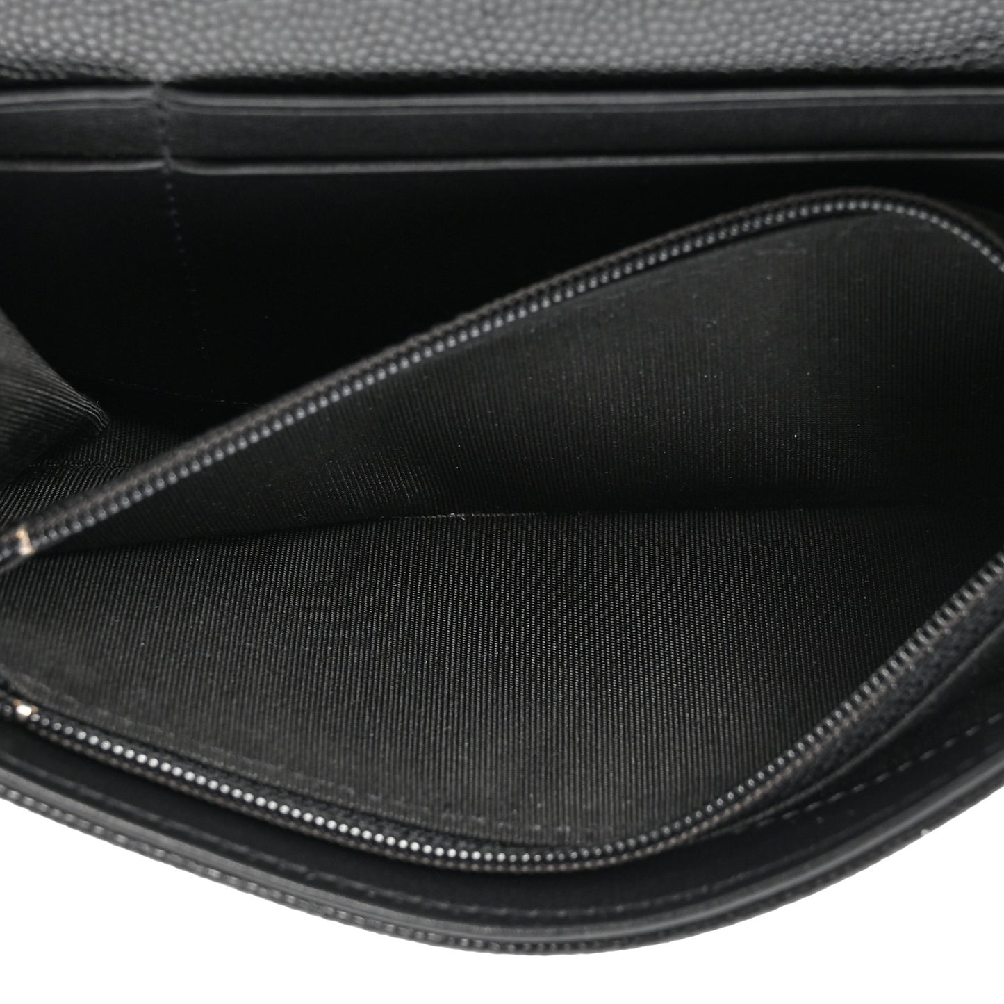 Caviar Quilted Pearl Coco Candy Wallet Black