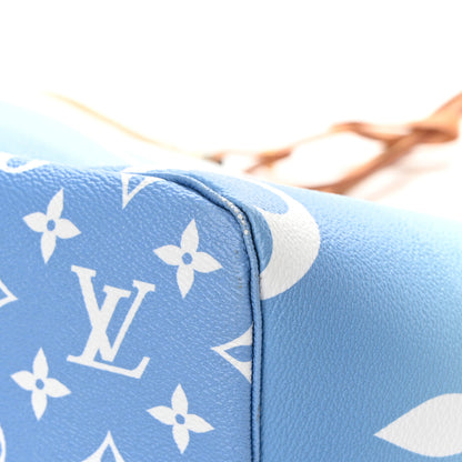Louis Vuitton Monogram Giant By The Pool Neverfull MM Blue 16 of 23