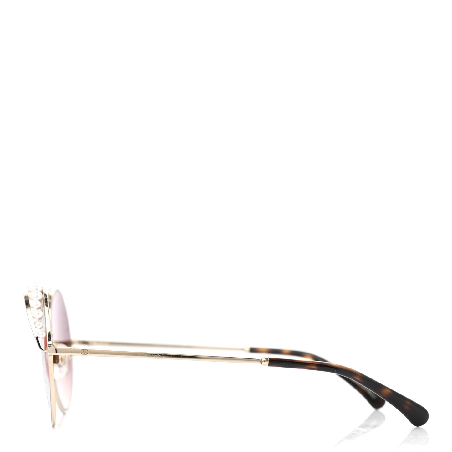 Pearl Round Sunglasses 4234-H Light Brown