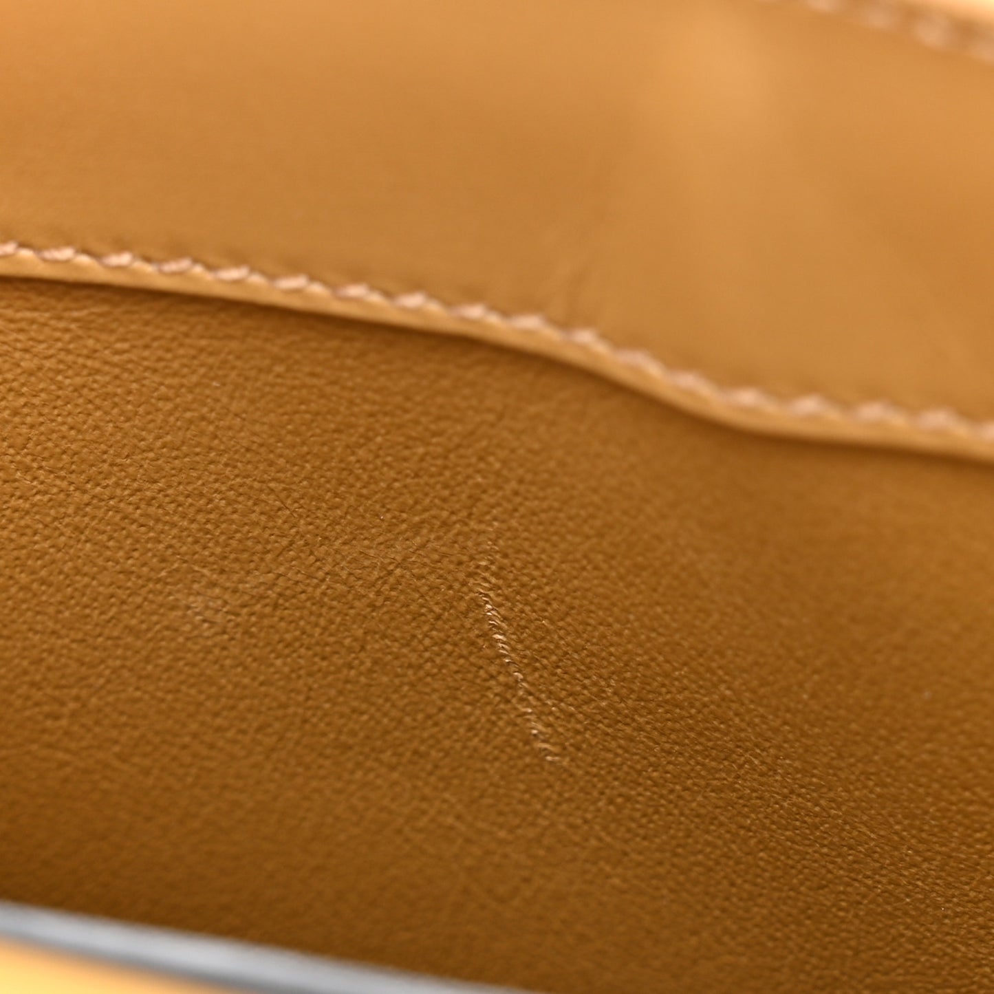 Smooth Calfskin Mini Manhattan Shoulder Bag Natural Tan