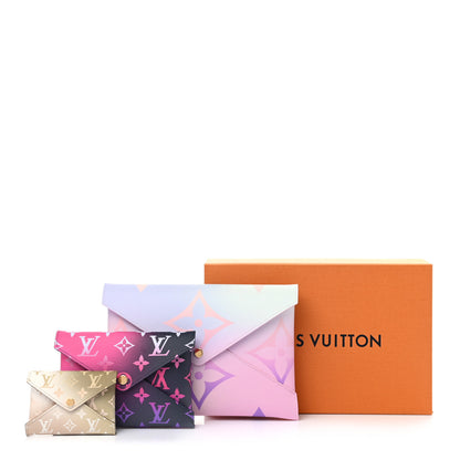 Louis Vuitton Monogram Giant Spring In The City Kirigami Pochette Set Sunrise Pastel Midnight Fuchsia Sunset Kaki 10 of 10