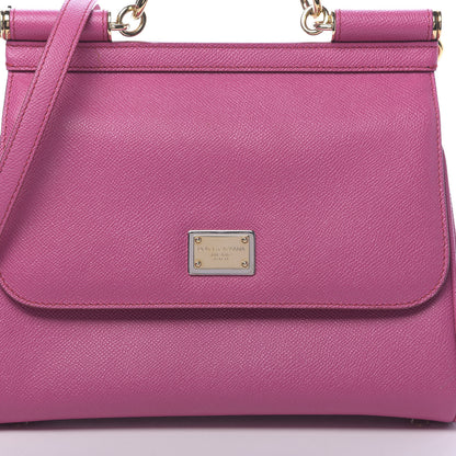Dolce & Gabbana Dauphine Medium Miss Sicily Satchel Pink 6 of 8