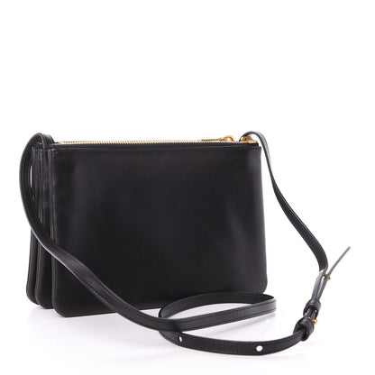 Celine Lambskin Small Trio Crossbody Bag Black 3 of 12