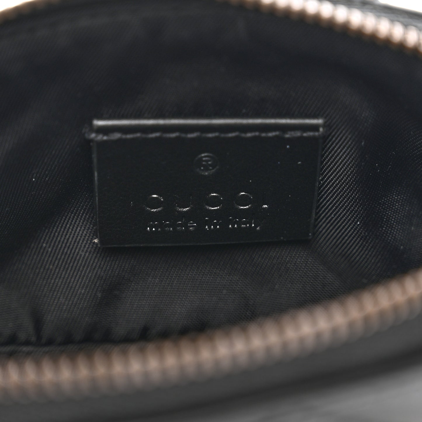 Calfskin Matelasse GG Marmont Key Pouch Black
