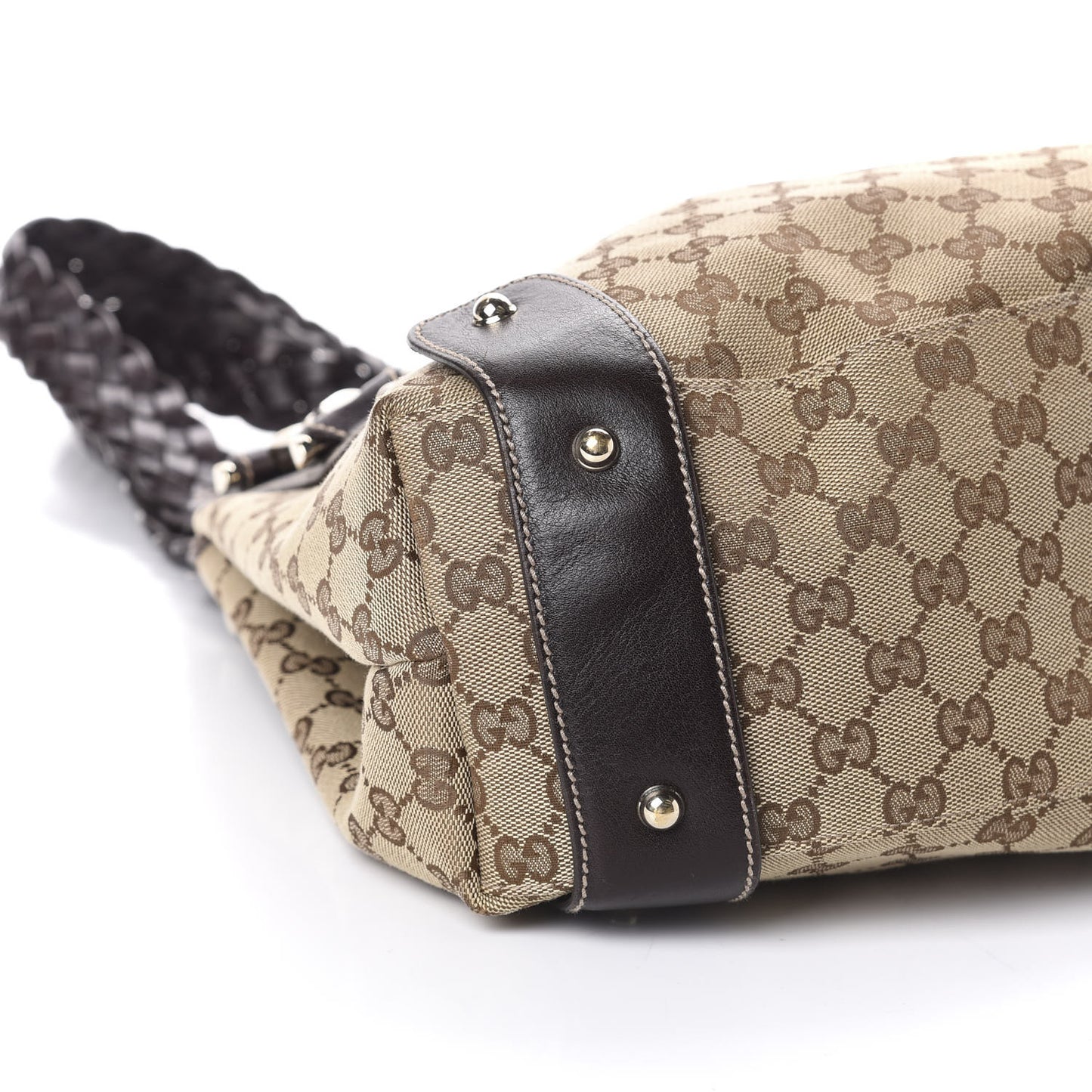 Monogram Medium Pelham Shoulder Bag Dark Brown